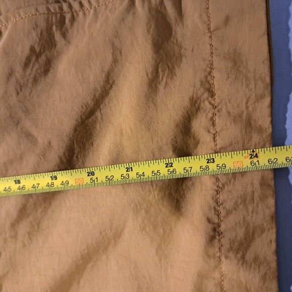 Eddie Bauer Ravenna Shirt Jacket Nylon Brown/Tan Color XL Women's Lightweight - Picture 6 of 7